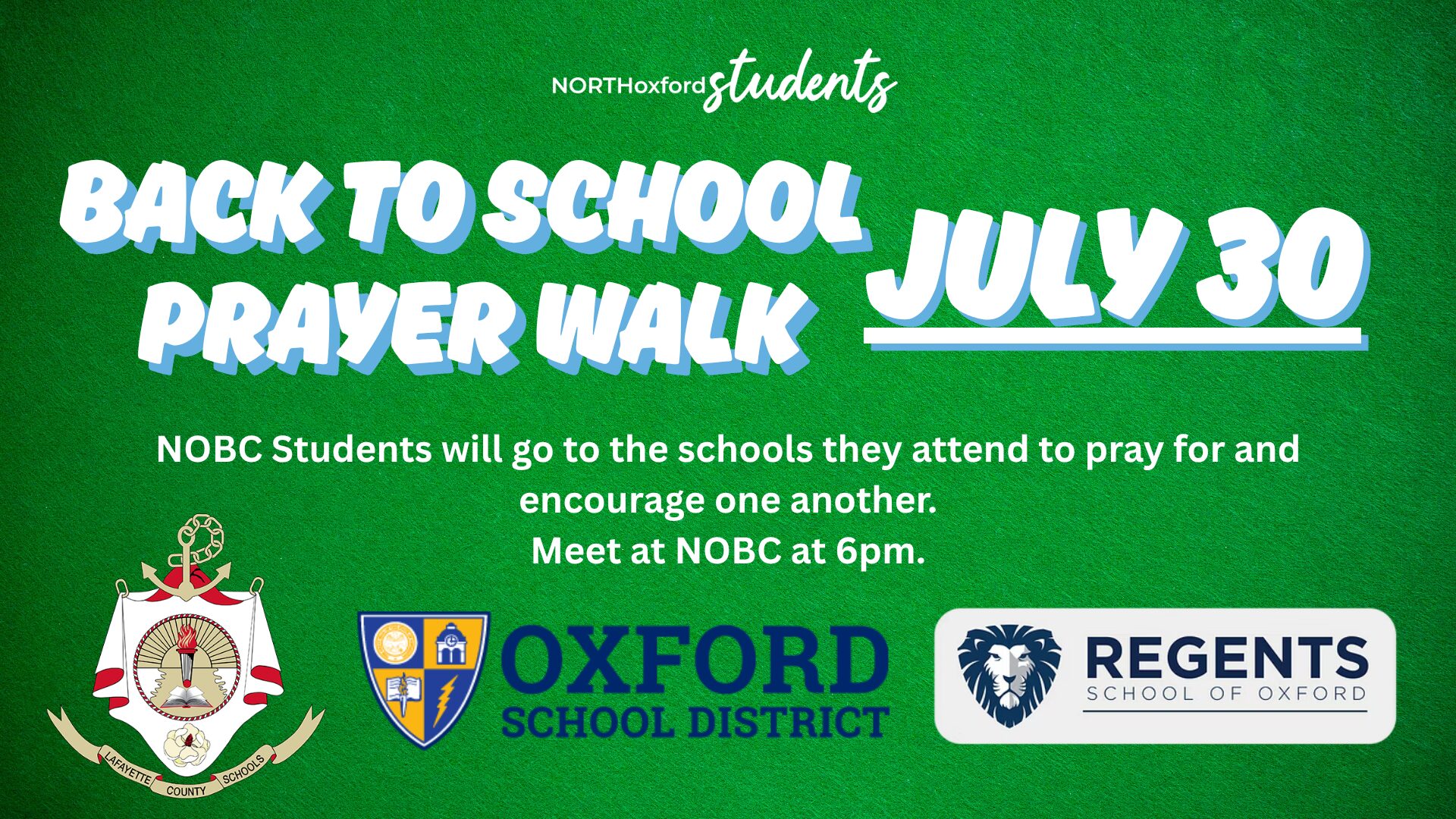 Back to School Prayer Walk-2